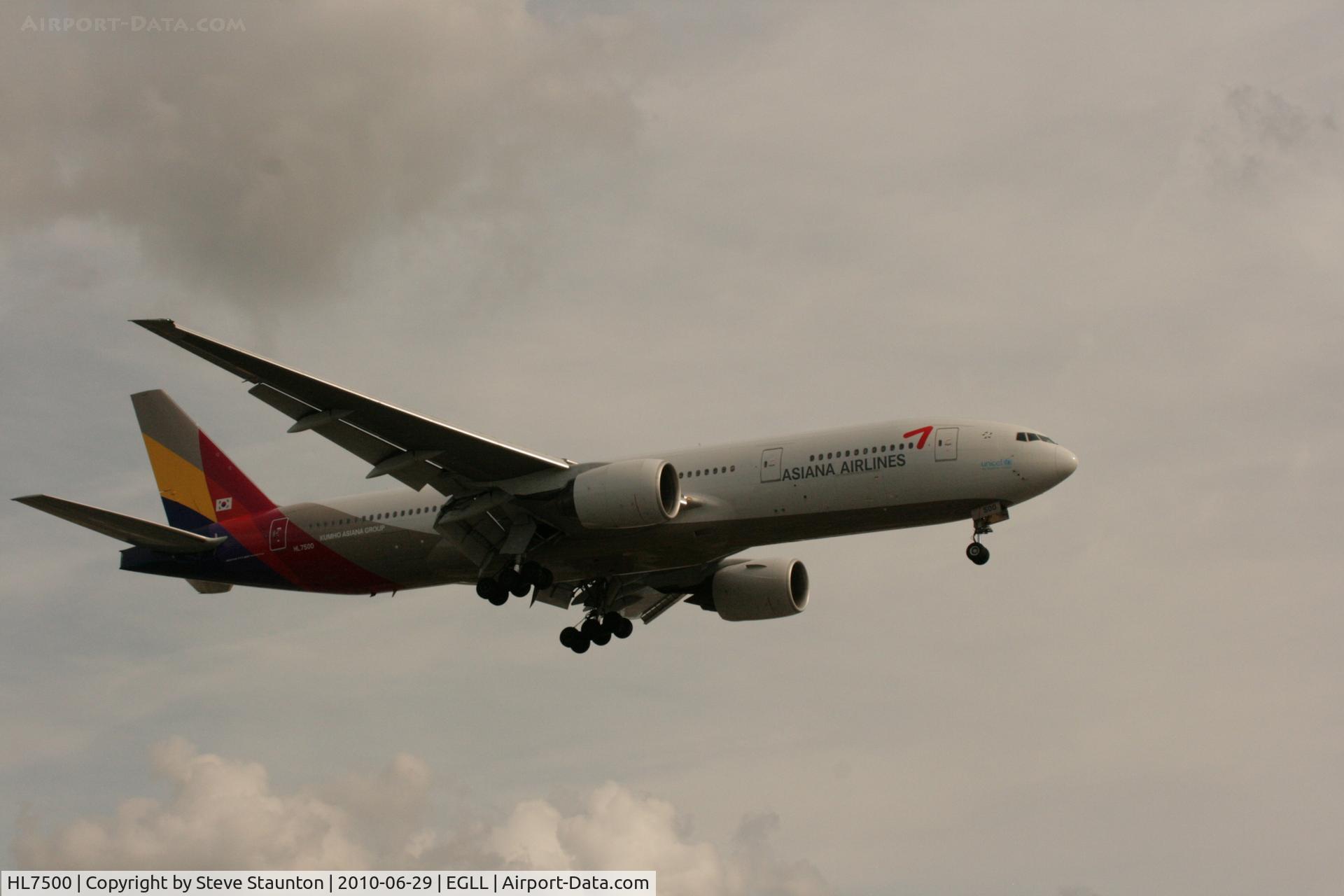 HL7500, 2002 Boeing 777-28E/ER C/N 28685, Taken at Heathrow Airport, June 2010