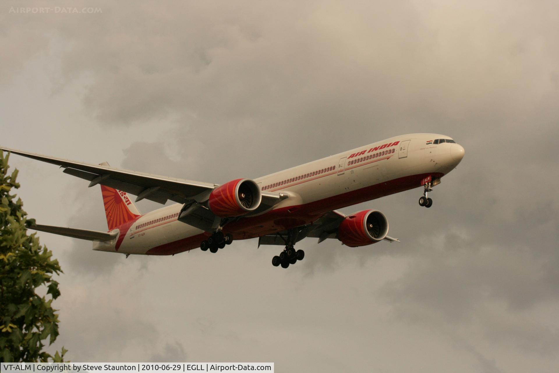 VT-ALM, 2008 Boeing 777-337/ER C/N 36311, Taken at Heathrow Airport, June 2010