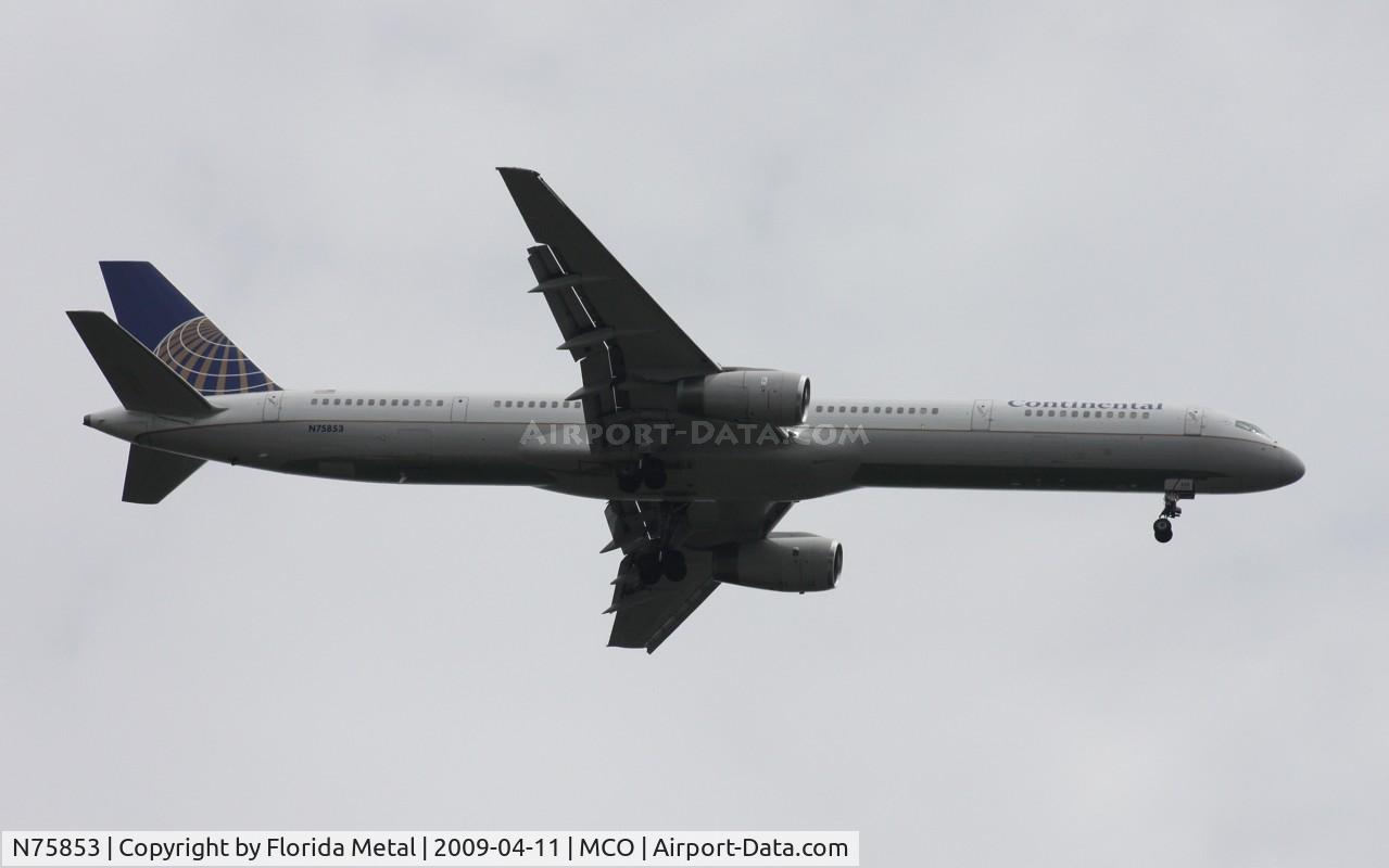 N75853, 2002 Boeing 757-324 C/N 32812, Continental 757-300