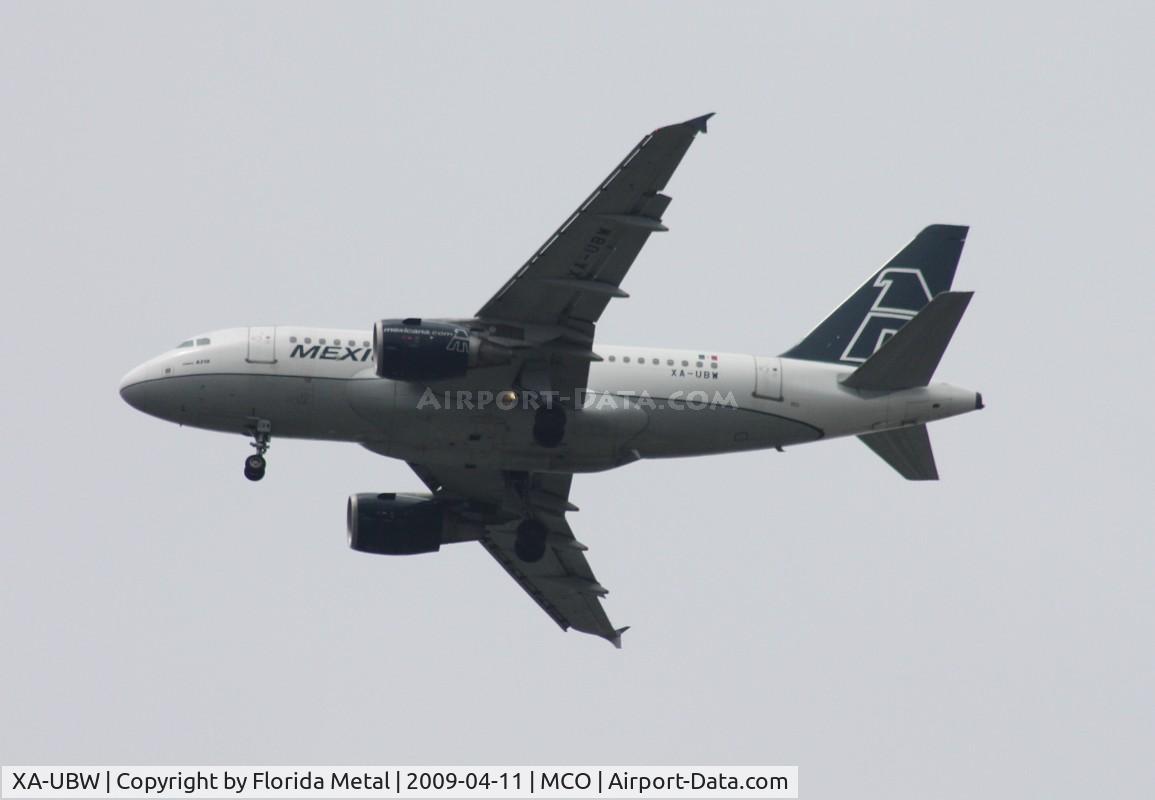 XA-UBW, 2005 Airbus A318-111 C/N 2523, Mexicana A318