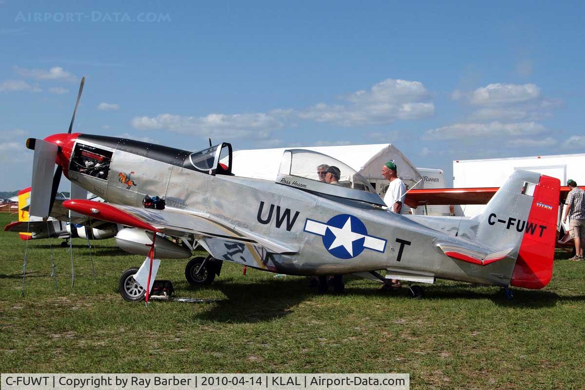 C-FUWT, Titan T-51 Mustang C/N M06XXXCOHK0109, Titan T-51 Mustang [M06XXXCOHK0109] Lakeland-Linder~N 14/04/2010