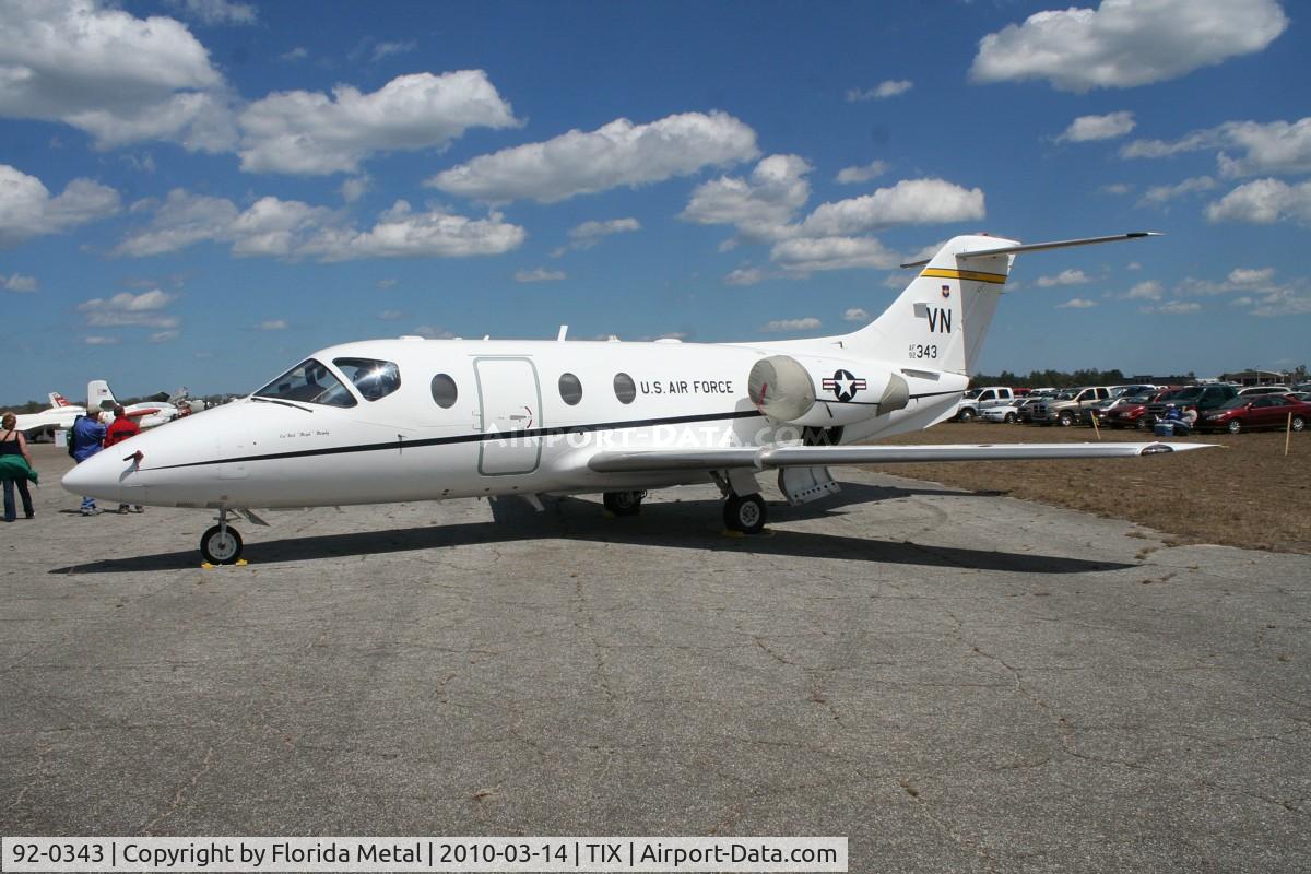 92-0343, 1992 Beechcraft T-1A Jayhawk C/N TT-57, T-1 Jayhawk