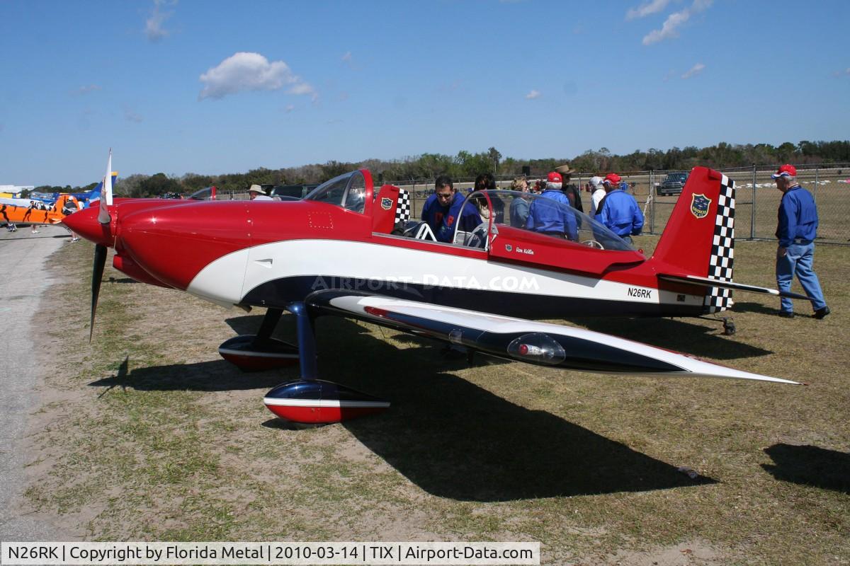 N26RK, 2007 Vans RV-8 C/N 82401, RV-8