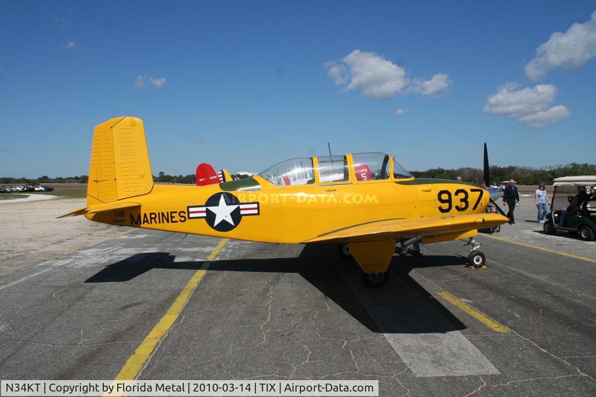 N34KT, 1956 Beech D-45 Mentor C/N BG-271, T-34