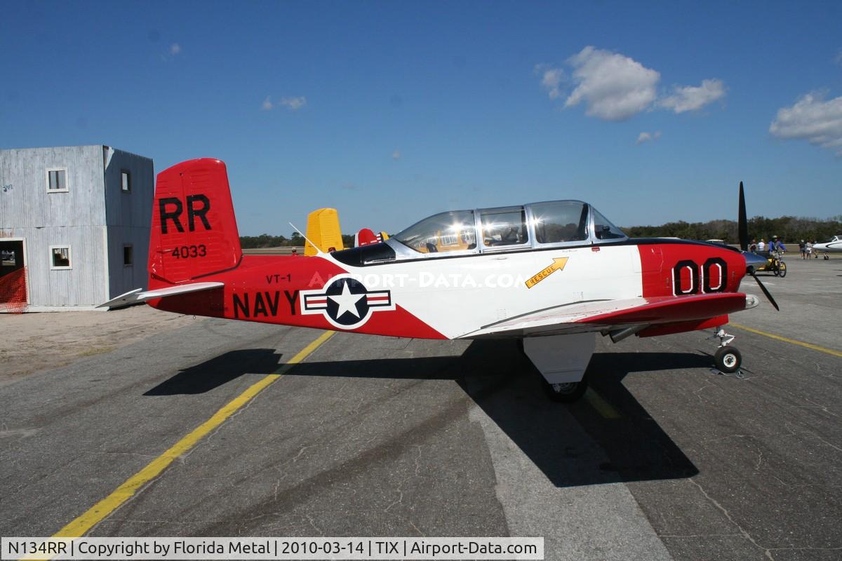 N134RR, 1957 Beech D-45 (T-34B) Mentor C/N BG-340, T-34