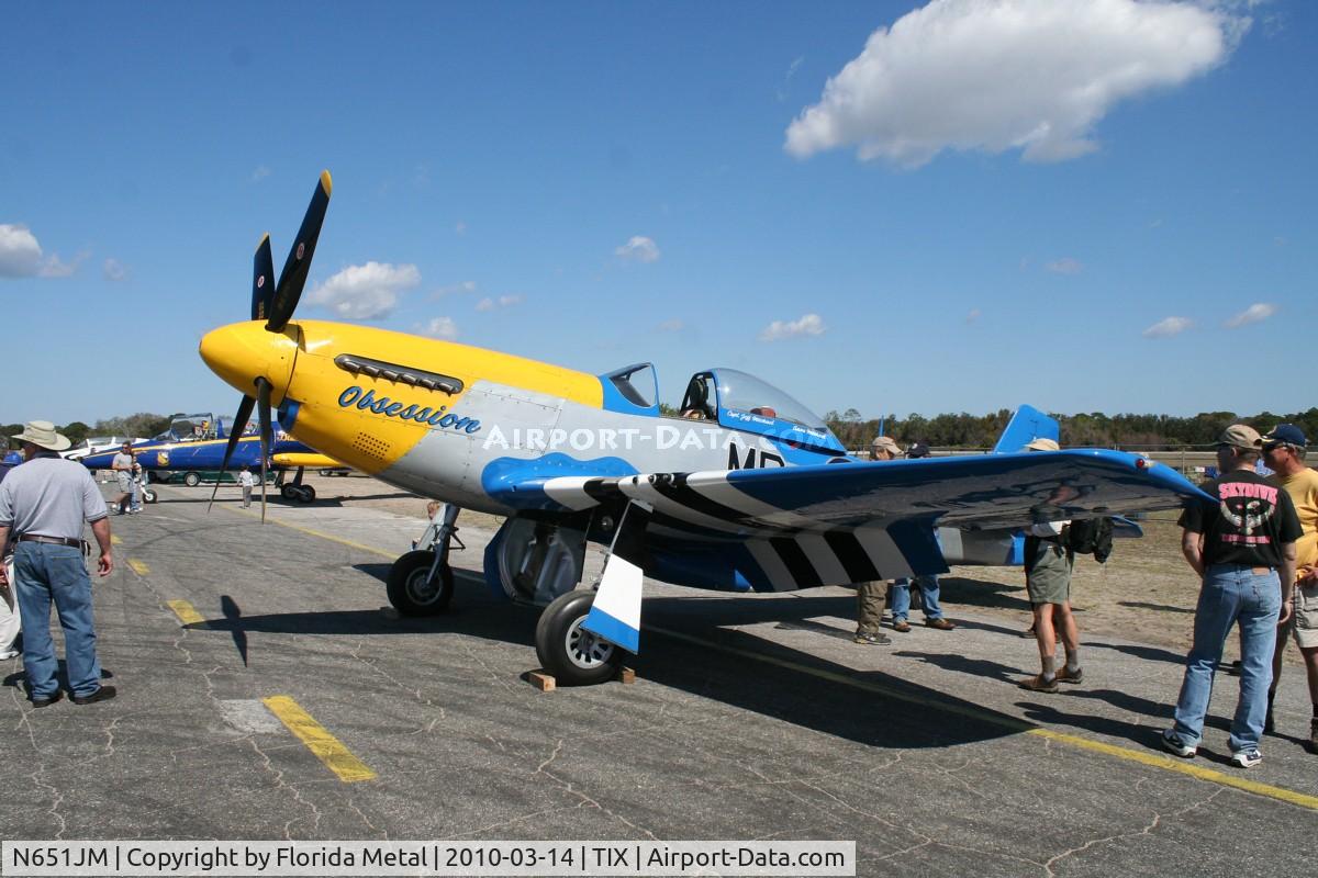 N651JM, 1944 North American/aero Classics P-51D C/N 44-74976, Obsession P-51D