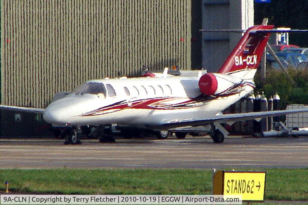 9A-CLN, 2008 Cessna 525A CitationJet CJ2+ C/N 525A-0434, Croatian registered 2008 Cessna 525A CitationJet CJ2+, c/n: 525A0434 at Luton