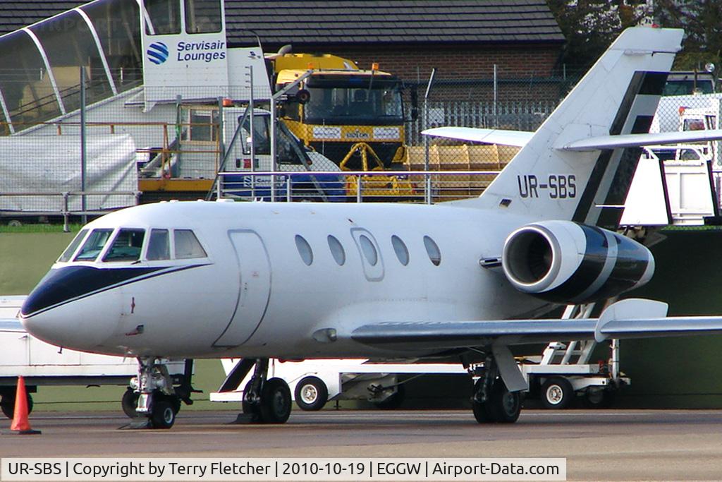 UR-SBS, 1968 Dassault Falcon 20C C/N 141, Ukraine registered Dassault Falcon 20, c/n: 141 at Luton