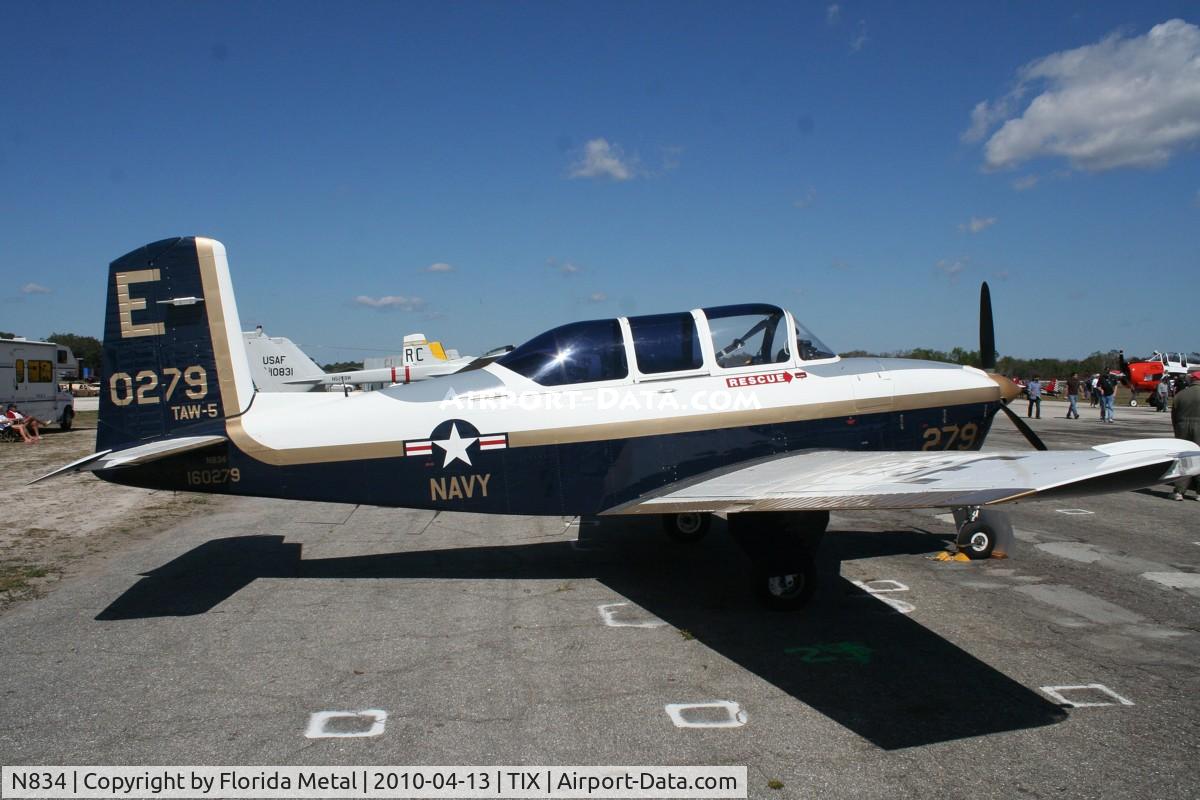N834, 1952 Beech (CCF) T-34A Mentor (A45) C/N G-62, T-34