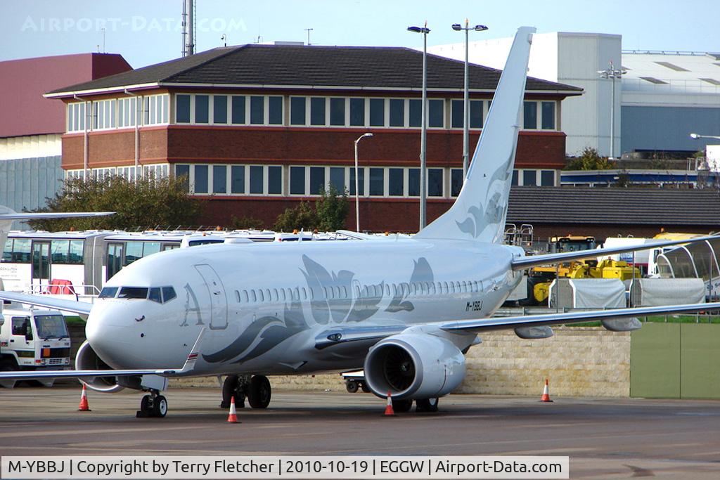 M-YBBJ, 2006 Boeing 737-7HE C/N 36027, MY BBJ at Luton