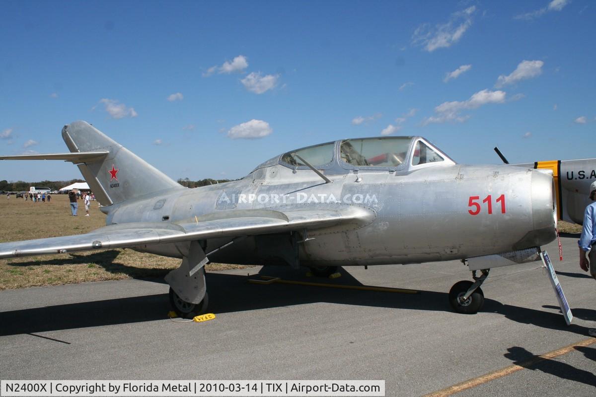 N2400X, 1953 PZL-Mielec SBLim-2 (MiG-15UTI) C/N 1A06027, Mig 15