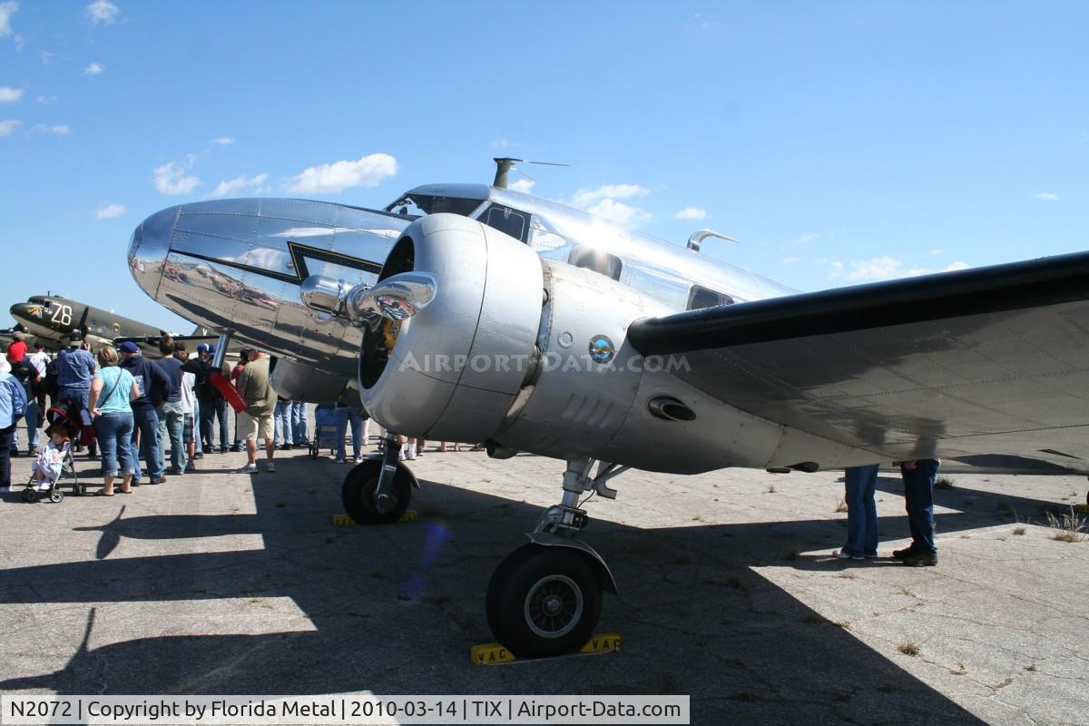 N2072, 1936 Lockheed 12A Electra Junior C/N 1208, Lockheed 12A