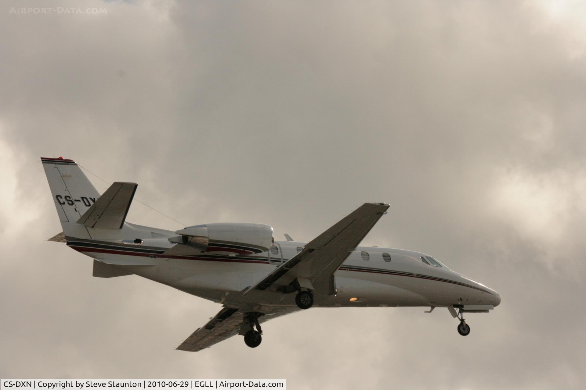 CS-DXN, 2007 Cessna 560XL Citation XLS C/N 560-5685, Taken at Heathrow Airport, June 2010
