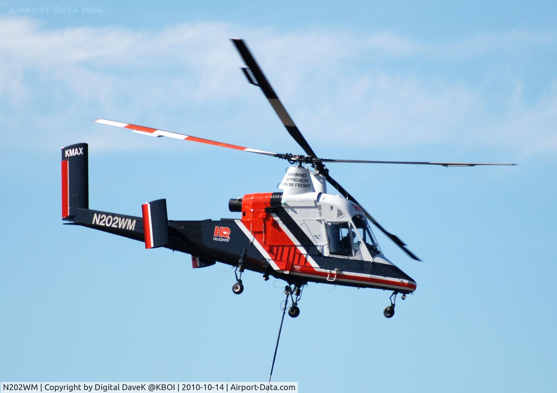 N202WM, 1995 Kaman K-1200 K-Max C/N A94-0011, Fighting fire in Boise, ID foothills.