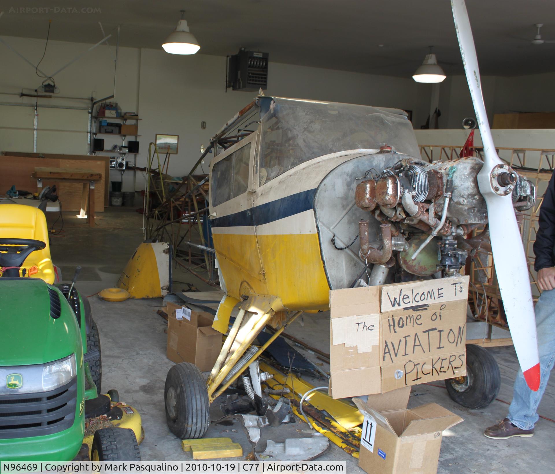 N96469, 1946 Taylorcraft BC12-D C/N 8769, Taylorcraft BC12-D