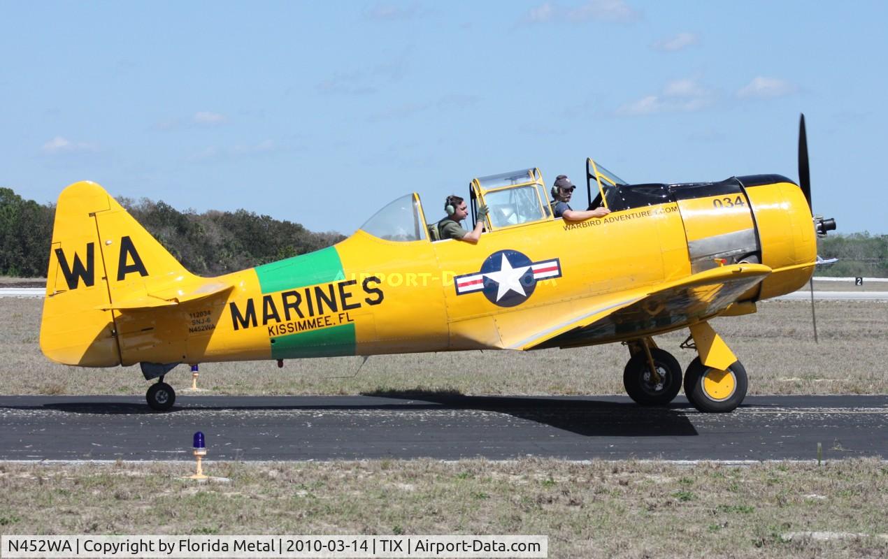 N452WA, 1945 North American SNJ-6 Texan C/N 121-43137, SNJ-6