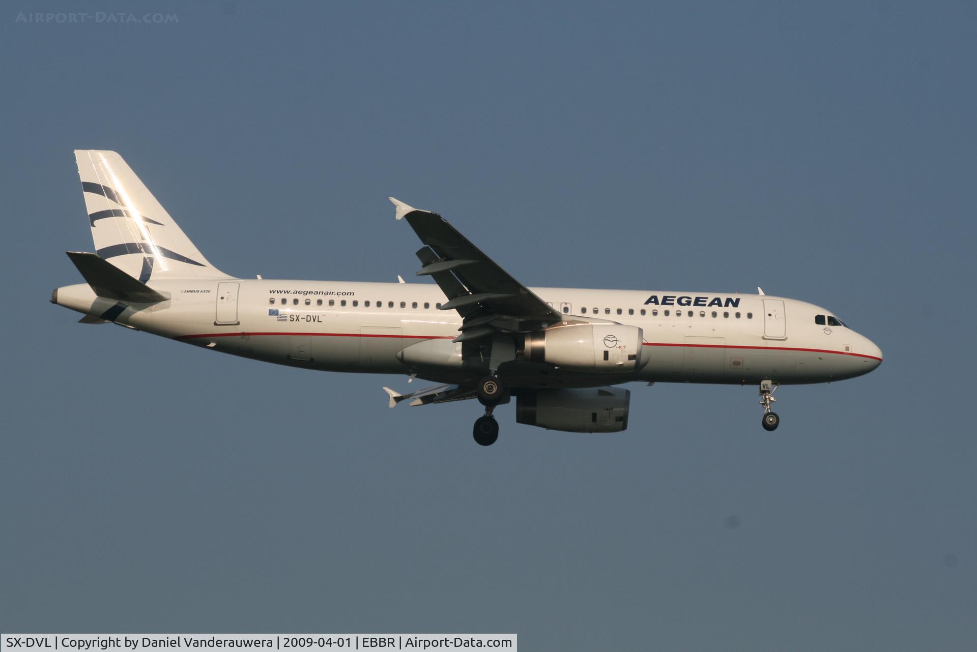 SX-DVL, 2008 Airbus A320-232 C/N 3423, Flight A3 620 is descending to RWY 02