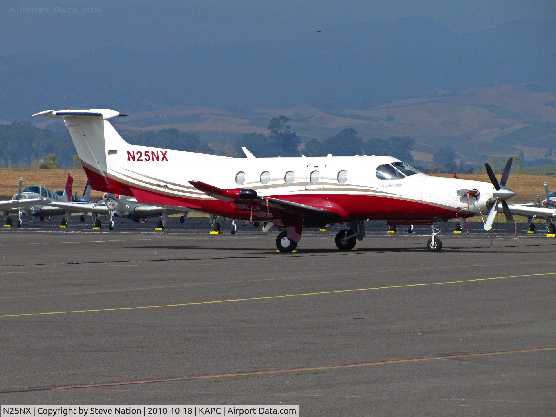 N25NX, 2009 Pilatus PC-12/47E C/N 1125, Niner Leasing Inc. 2009 Pilatus PC-12/47E parked on visitors ramp @ Napa, CA