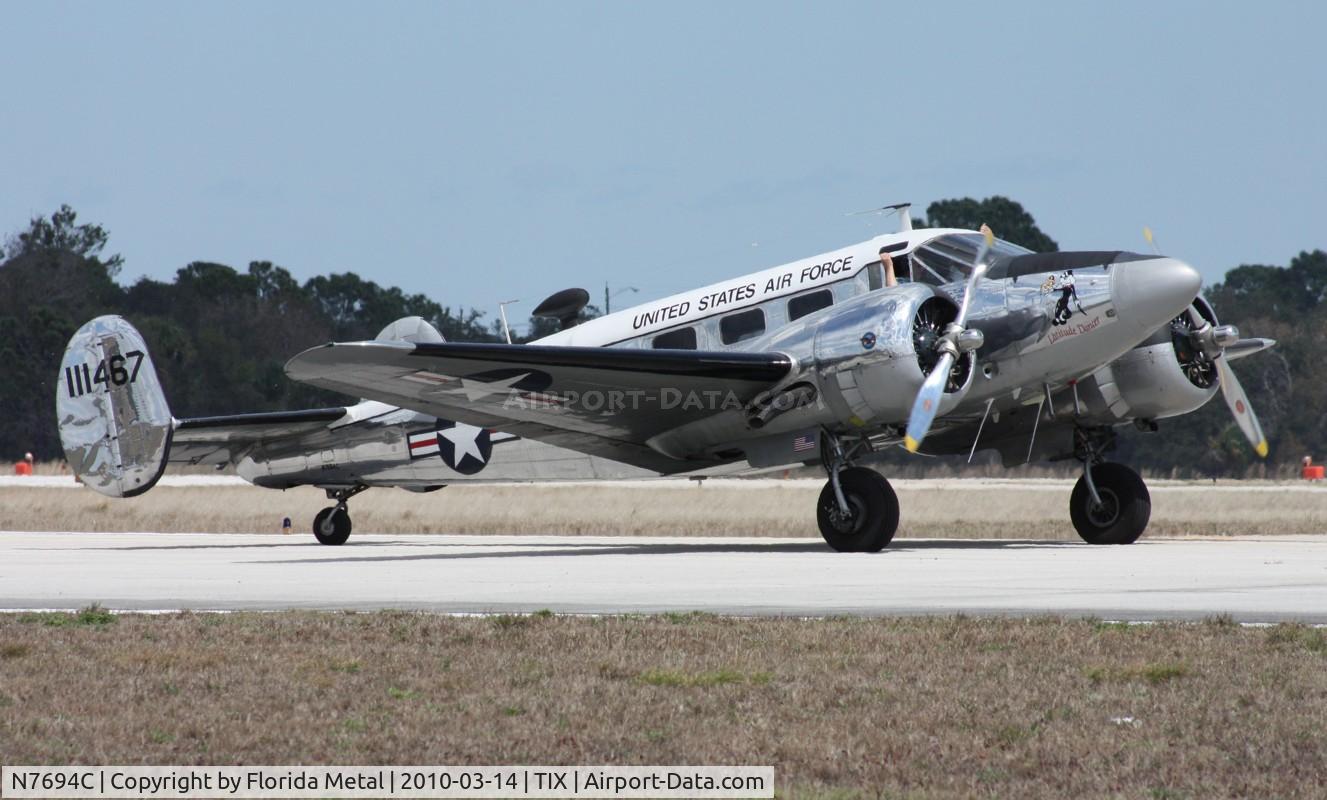 N7694C, 1951 Beech C-45G Expeditor C/N AF-24, C-45