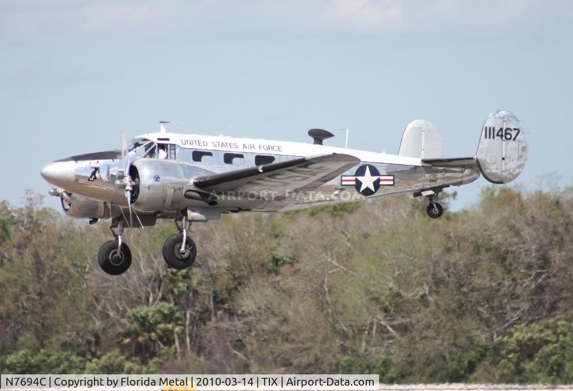 N7694C, 1951 Beech C-45G Expeditor C/N AF-24, C-45