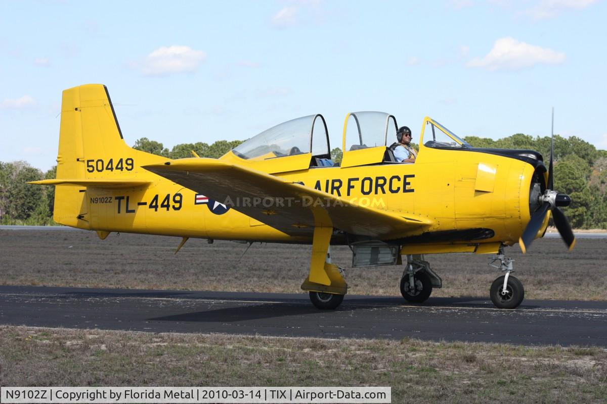 N9102Z, 1951 North American T-28A Trojan C/N 171-7, T-28A