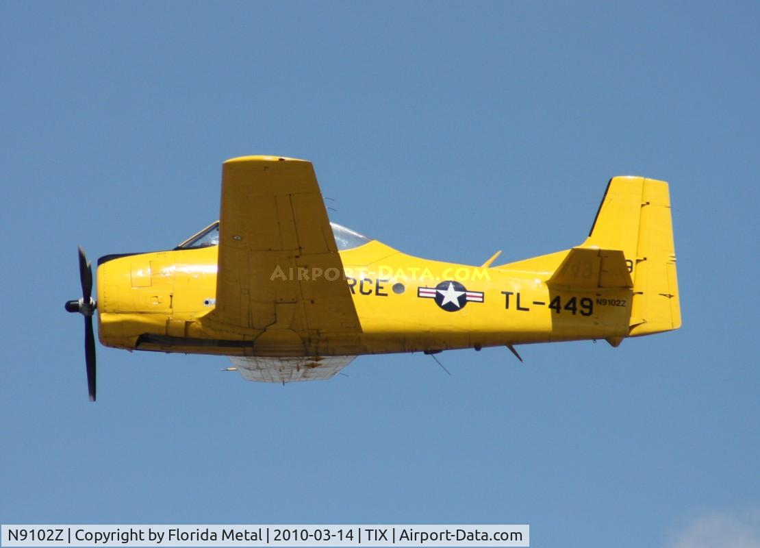 N9102Z, 1951 North American T-28A Trojan C/N 171-7, T-28A