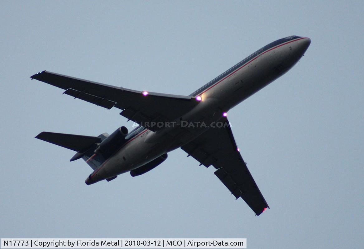 N17773, 1975 Boeing 727-227 C/N 21045, Private 727-200, possibly bringing Chicago Bulls to town to play the Magic