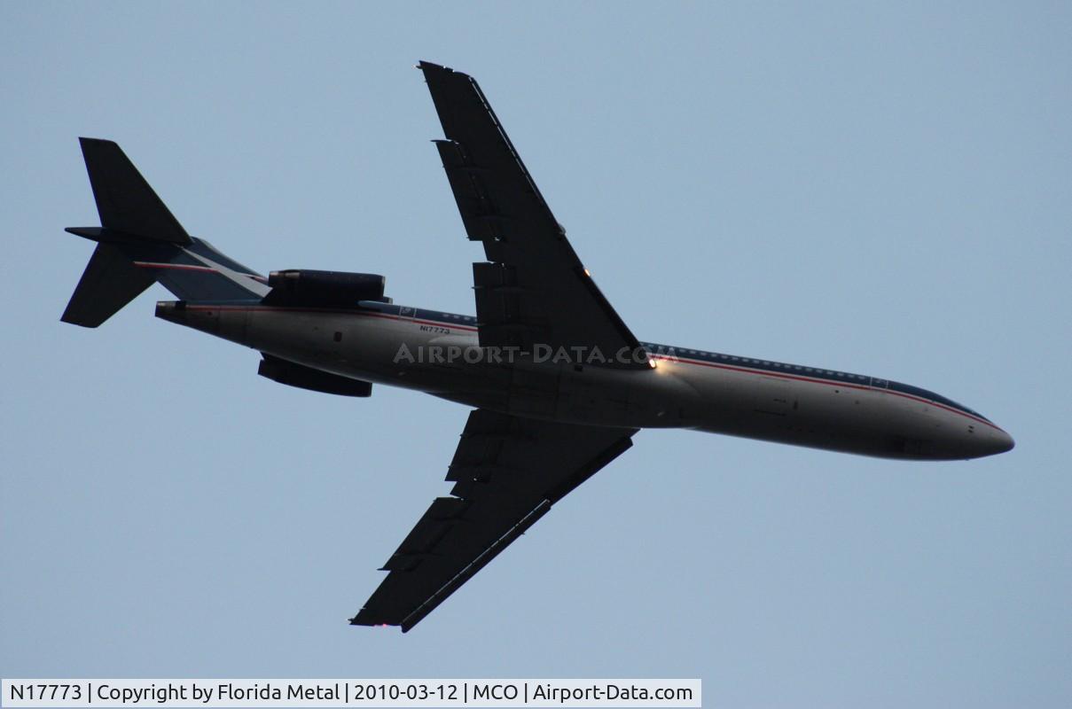 N17773, 1975 Boeing 727-227 C/N 21045, private 727-200, likely bringing in Chicago Bulls