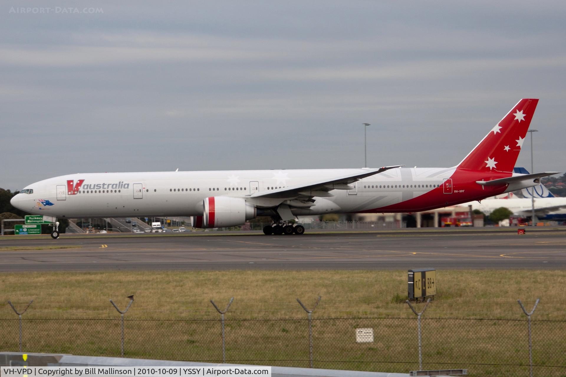 VH-VPD, 2009 Boeing 777-3ZG/ER C/N 37938, Another new one for me