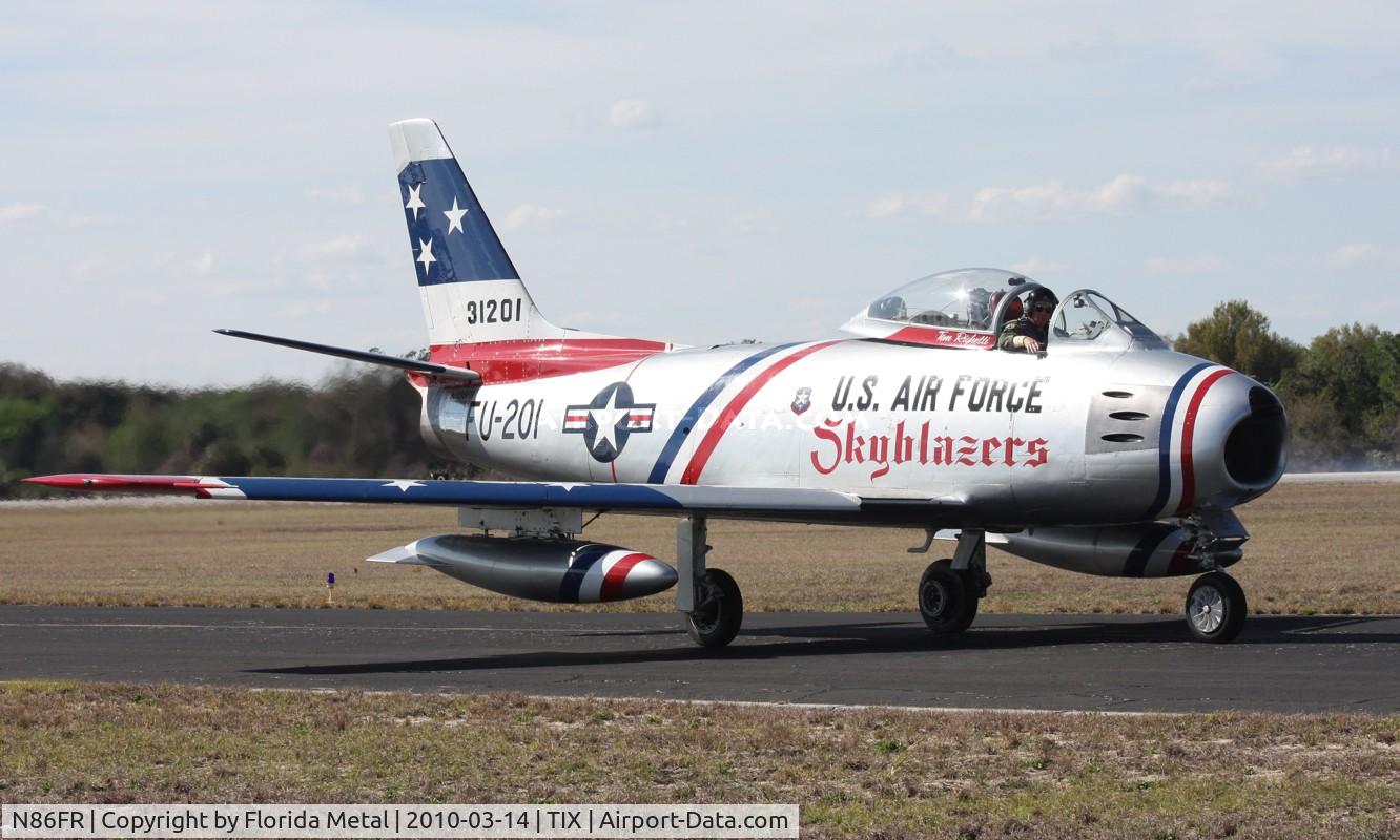 N86FR, 1952 North American F-86F Sabre C/N 191-655, F-86