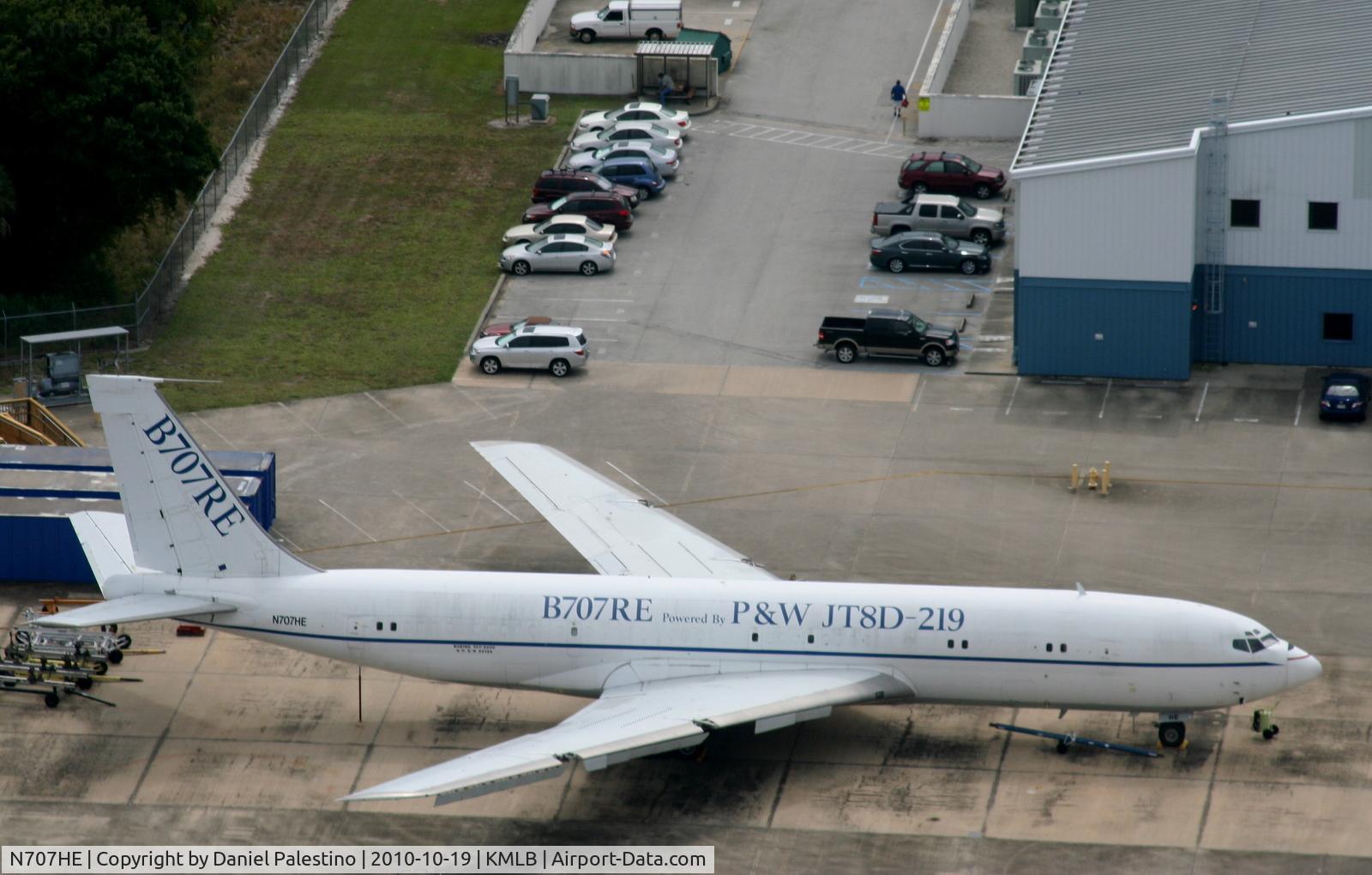 N707HE, 1969 Boeing 707-330C C/N 20124, Stored at Melbourne International Airport (KMLB)
