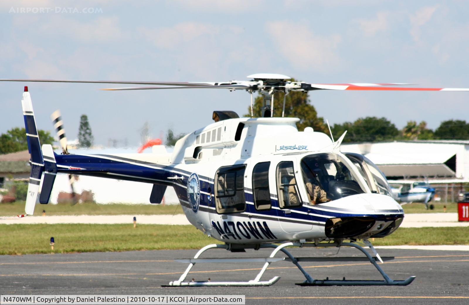 N470WM, 2006 Bell 407 C/N 53708, Parked at the ramp of KCOI