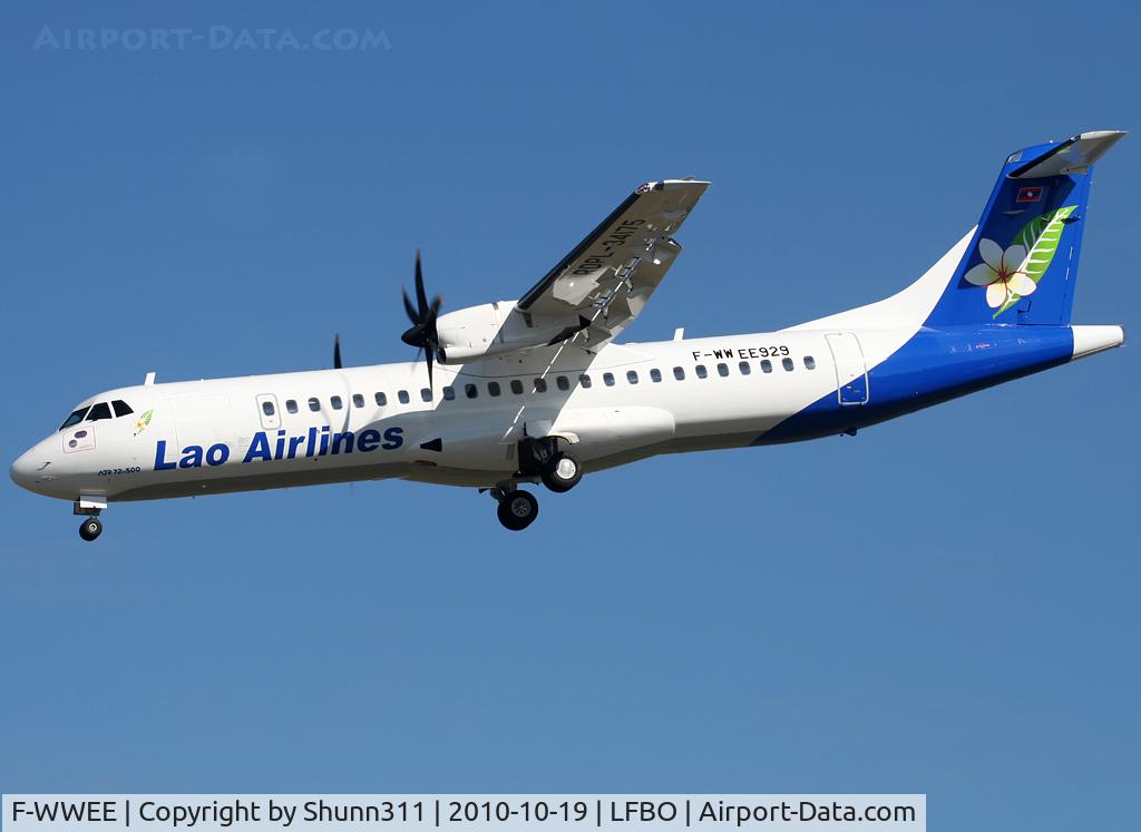 F-WWEE, 2010 ATR 72-212A C/N 929, C/n 929 - To be RPDL-34175