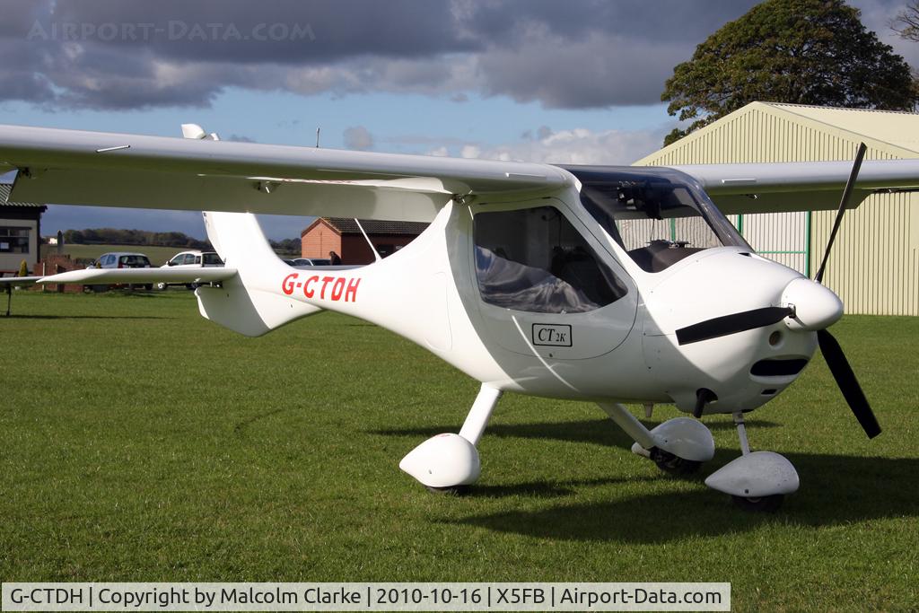 G-CTDH, 2003 Flight Design CT2K C/N 7939, Flight Design CT2K, Fishburn Airfield, October 2010.