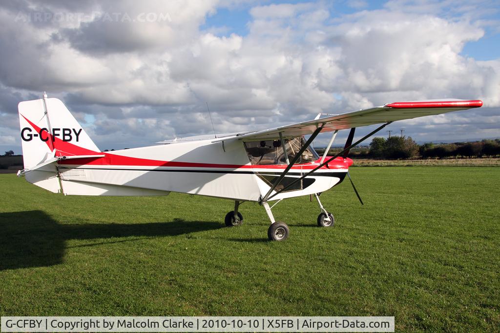 G-CFBY, 2008 Skyranger Swift 912S(1) C/N BMAA/HB/562, Skyranger Swift 912S(1), Fishburn Airfield, October 2010.