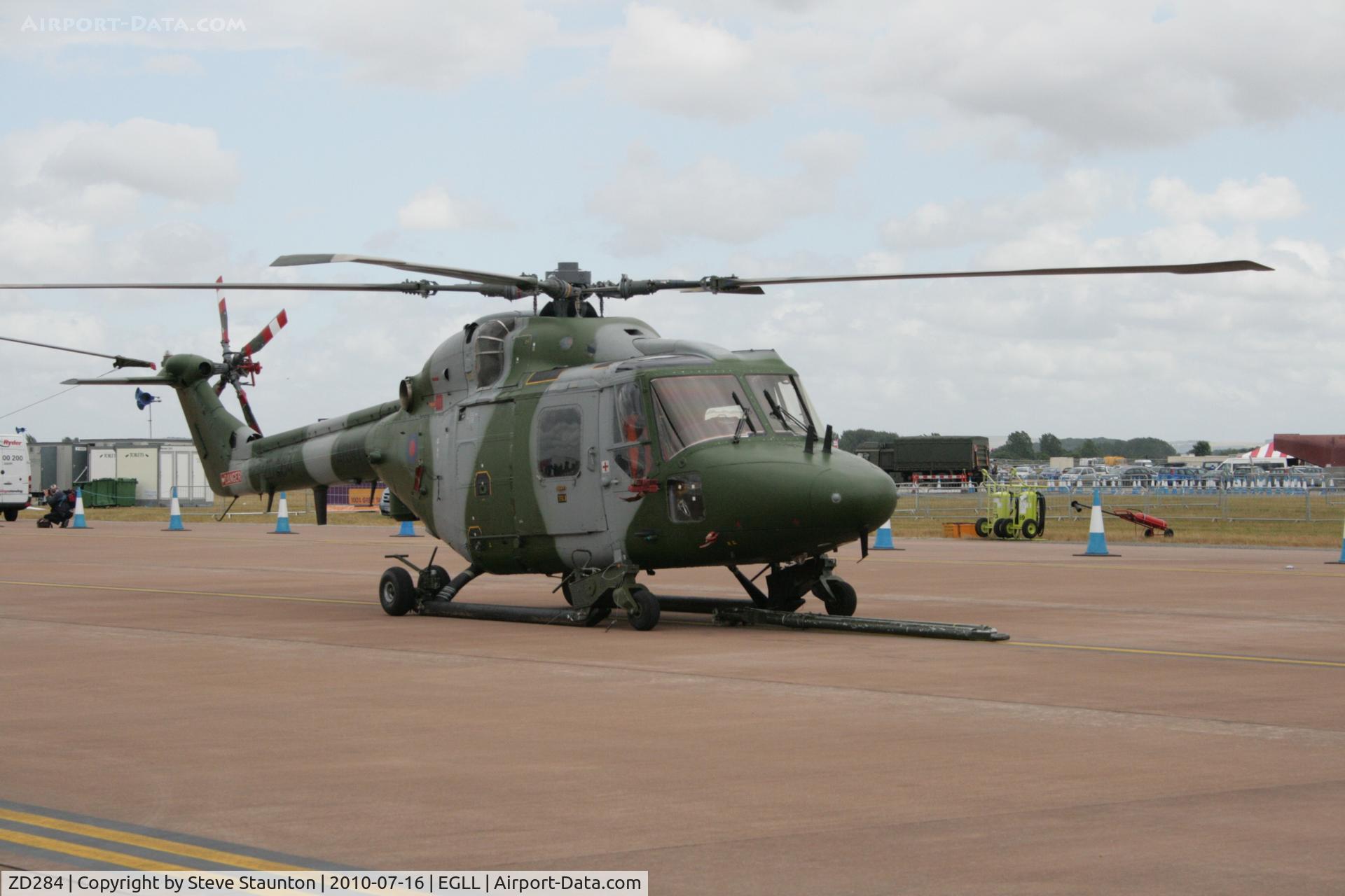 ZD284, 1984 Westland Lynx AH.7 C/N 311, Taken at the Royal International Air Tattoo 2010