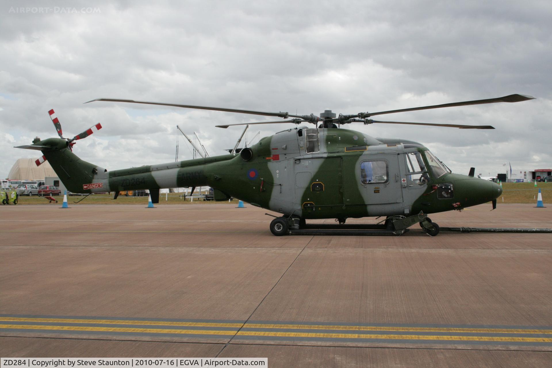 ZD284, 1984 Westland Lynx AH.7 C/N 311, Taken at the Royal International Air Tattoo 2010