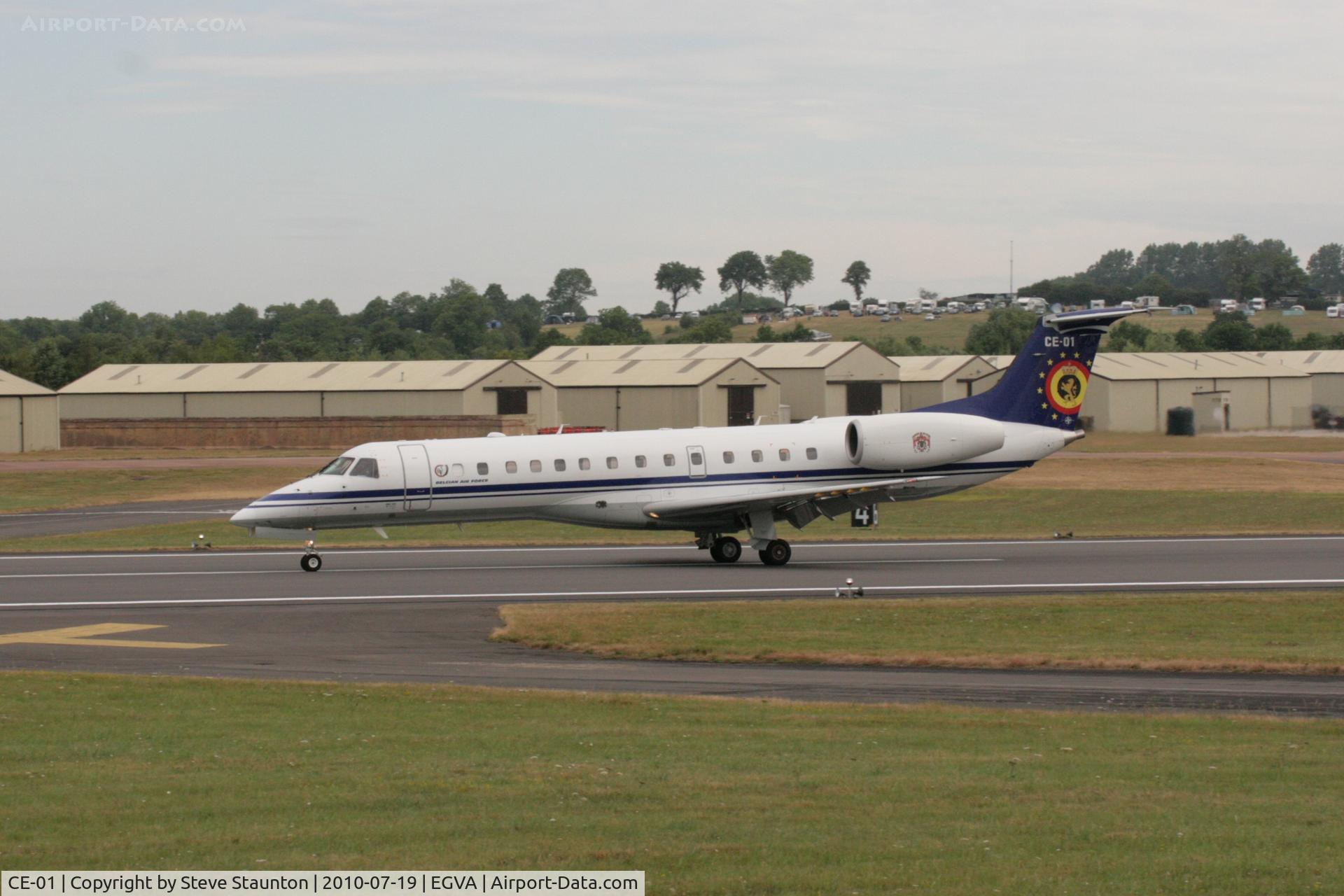 CE-01, 2001 Embraer ERJ-135LR (EMB-135LR) C/N 145449, Taken at the Royal International Air Tattoo 2010