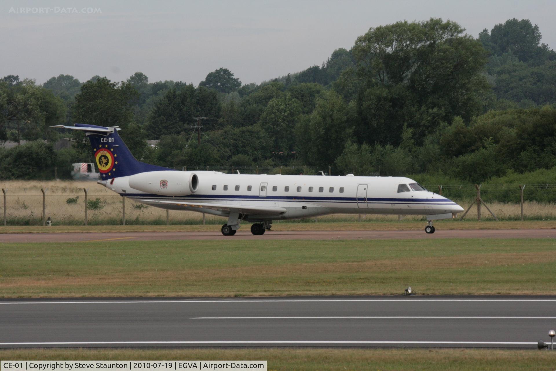 CE-01, 2001 Embraer ERJ-135LR (EMB-135LR) C/N 145449, Taken at the Royal International Air Tattoo 2010