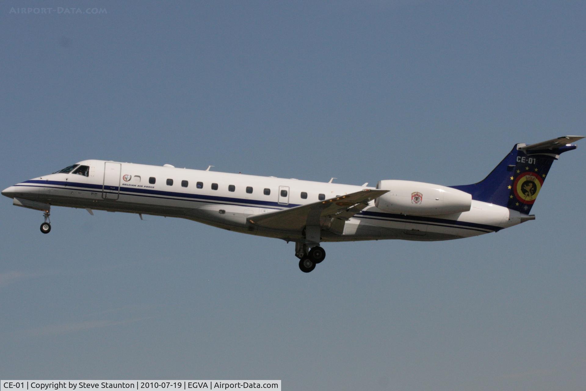 CE-01, 2001 Embraer ERJ-135LR (EMB-135LR) C/N 145449, Taken at the Royal International Air Tattoo 2010