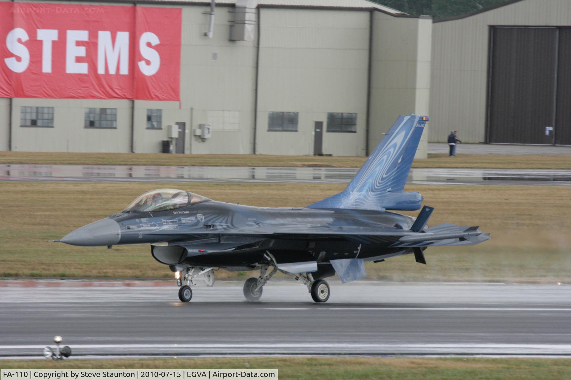 FA-110, SABCA F-16AM Fighting Falcon C/N 6H-110, Taken at the Royal International Air Tattoo 2010
