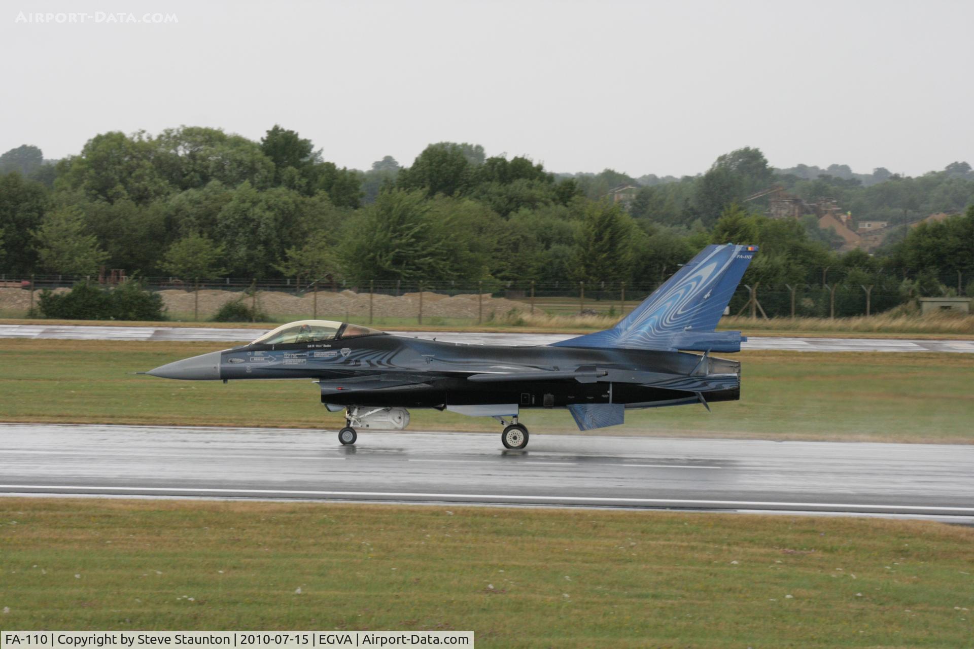 FA-110, SABCA F-16AM Fighting Falcon C/N 6H-110, Taken at the Royal International Air Tattoo 2010