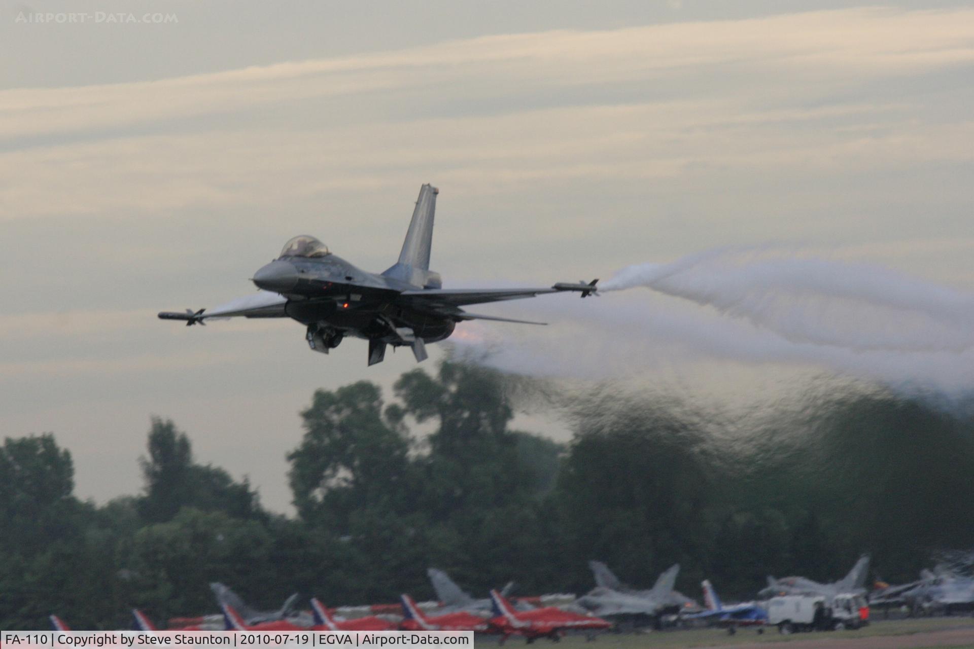FA-110, SABCA F-16AM Fighting Falcon C/N 6H-110, Taken at the Royal International Air Tattoo 2010