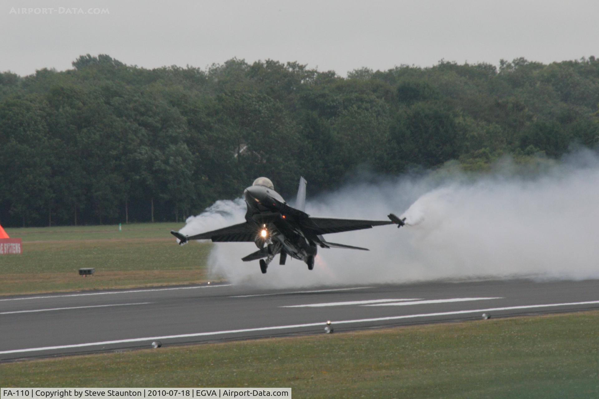 FA-110, SABCA F-16AM Fighting Falcon C/N 6H-110, Taken at the Royal International Air Tattoo 2010