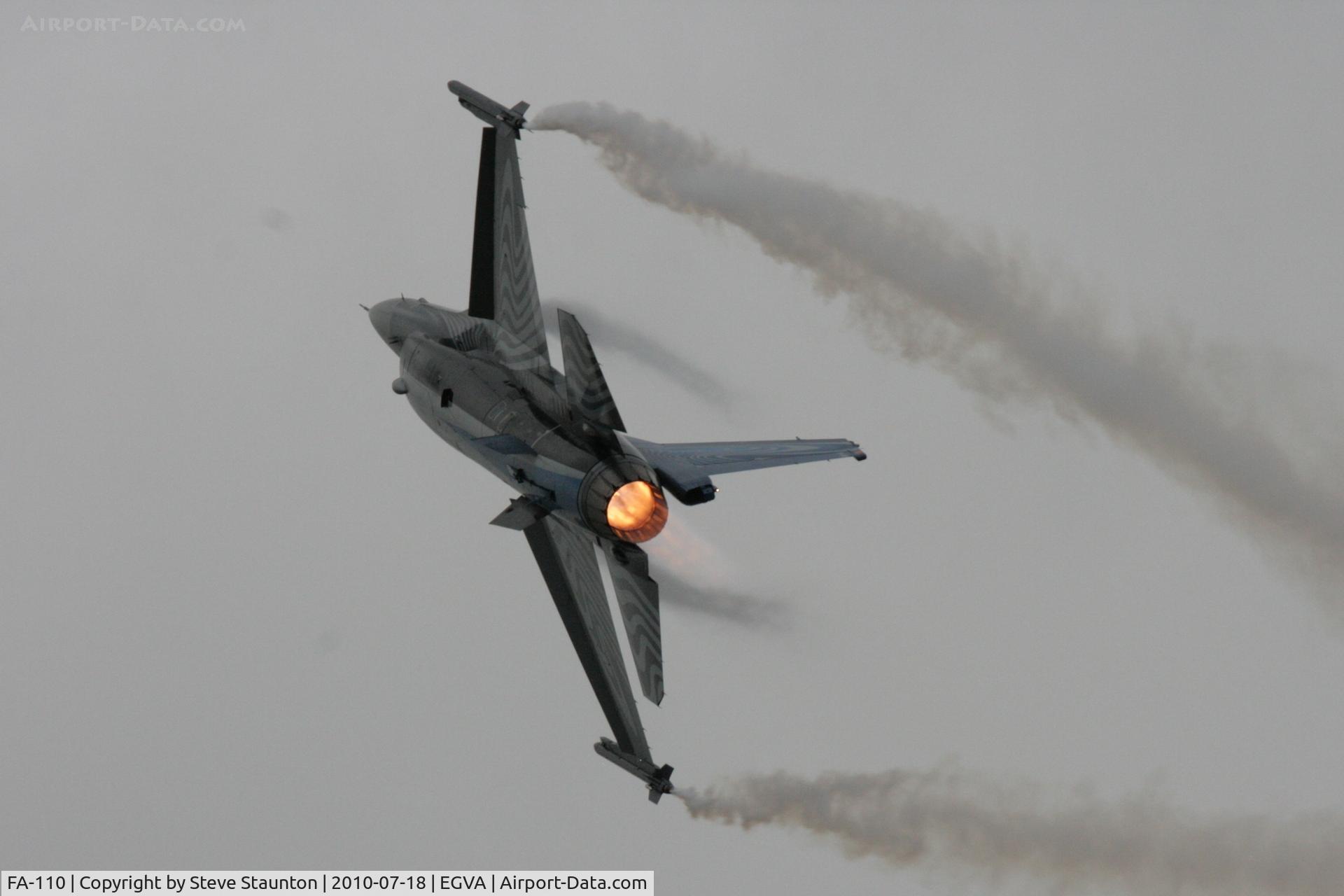 FA-110, SABCA F-16AM Fighting Falcon C/N 6H-110, Taken at the Royal International Air Tattoo 2010