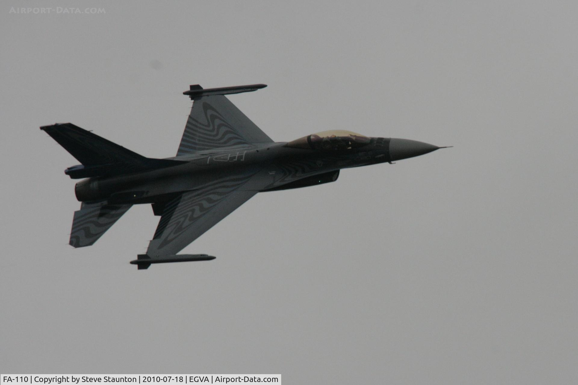 FA-110, SABCA F-16AM Fighting Falcon C/N 6H-110, Taken at the Royal International Air Tattoo 2010