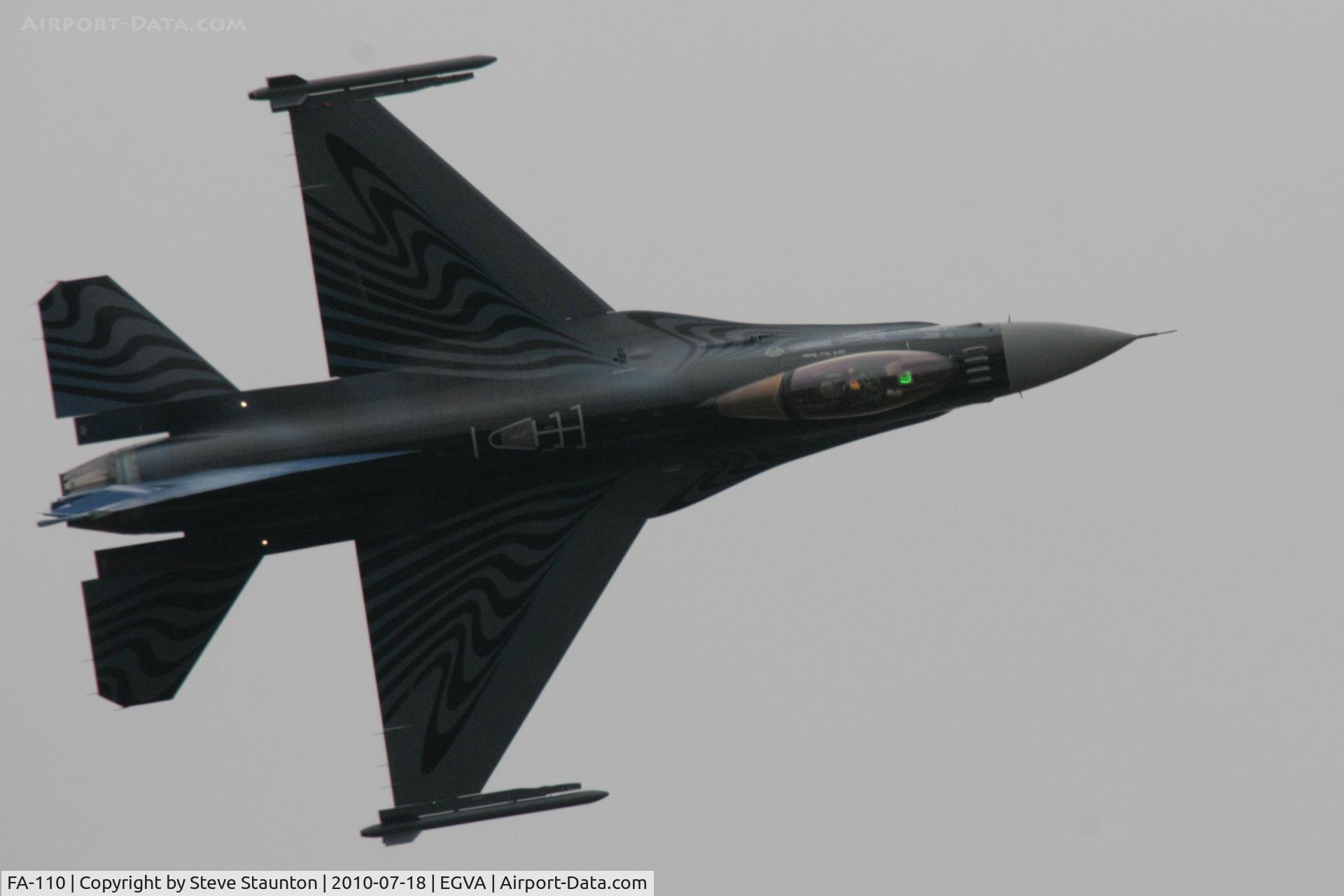 FA-110, SABCA F-16AM Fighting Falcon C/N 6H-110, Taken at the Royal International Air Tattoo 2010