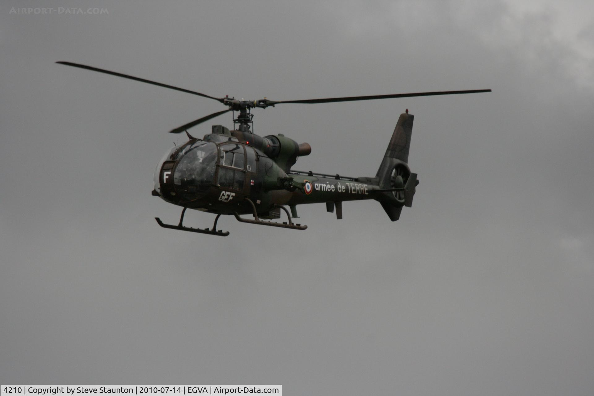 4210, Aérospatiale SA-342L-1 Gazelle C/N 2210, Taken at the Royal International Air Tattoo 2010
