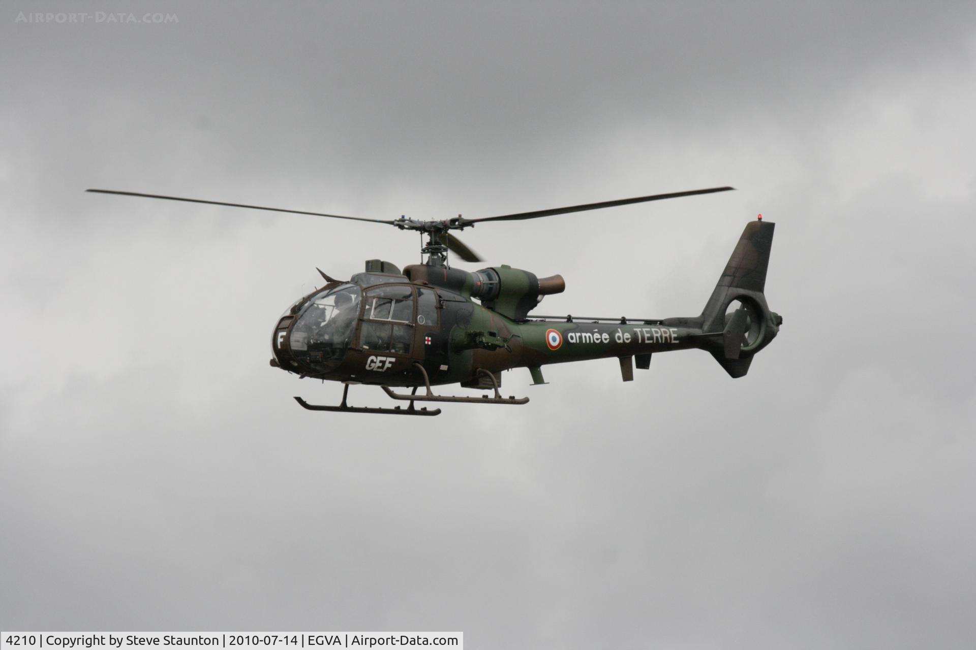 4210, Aérospatiale SA-342L-1 Gazelle C/N 2210, Taken at the Royal International Air Tattoo 2010