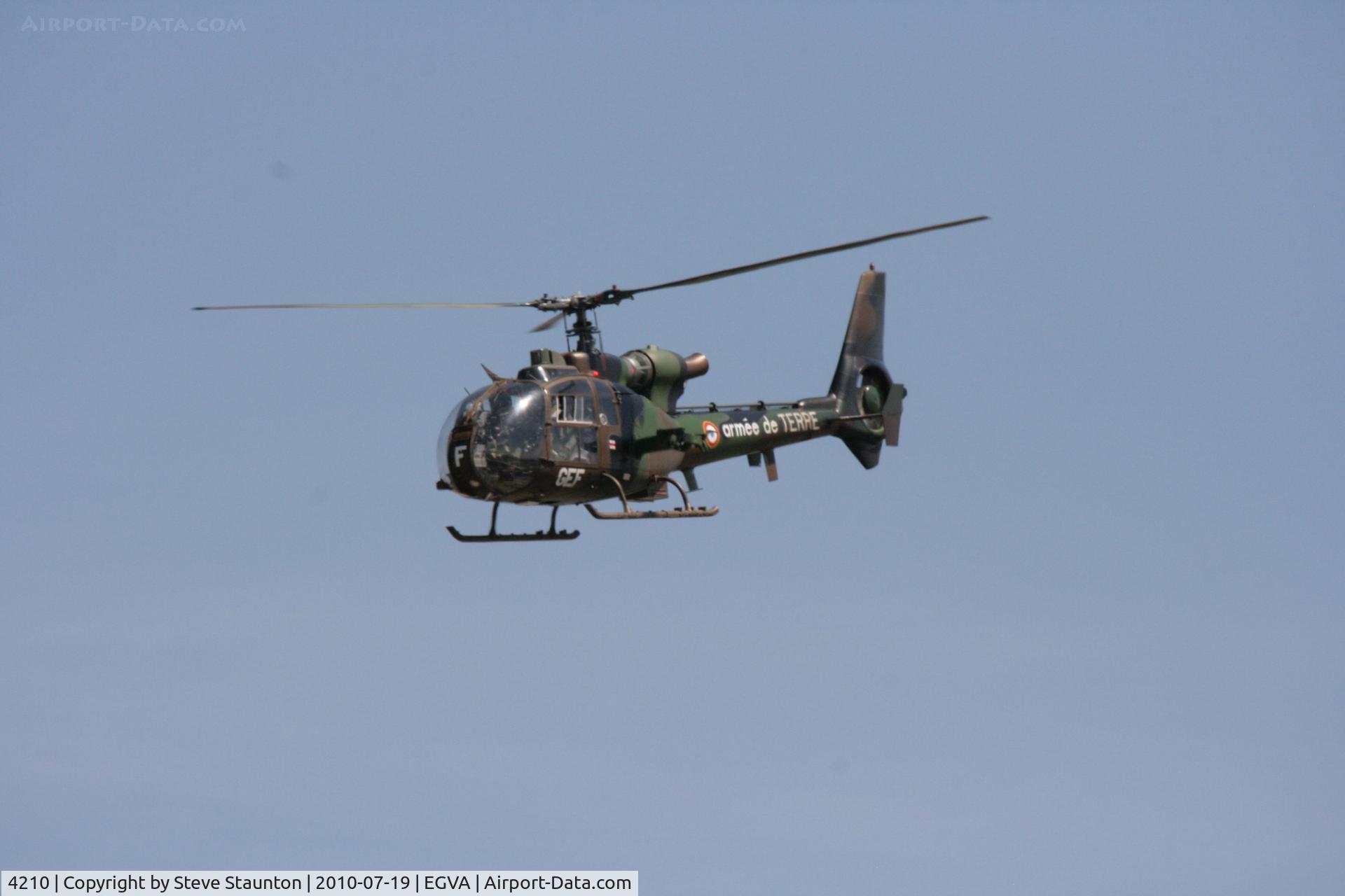 4210, Aérospatiale SA-342L-1 Gazelle C/N 2210, Taken at the Royal International Air Tattoo 2010
